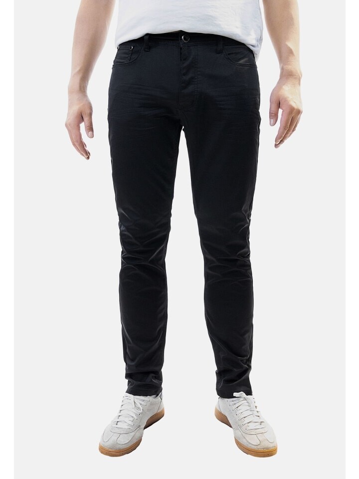 

Джинсы Jaylvis Chino Jeans mit Knopfverschluss und Black-Design, черный