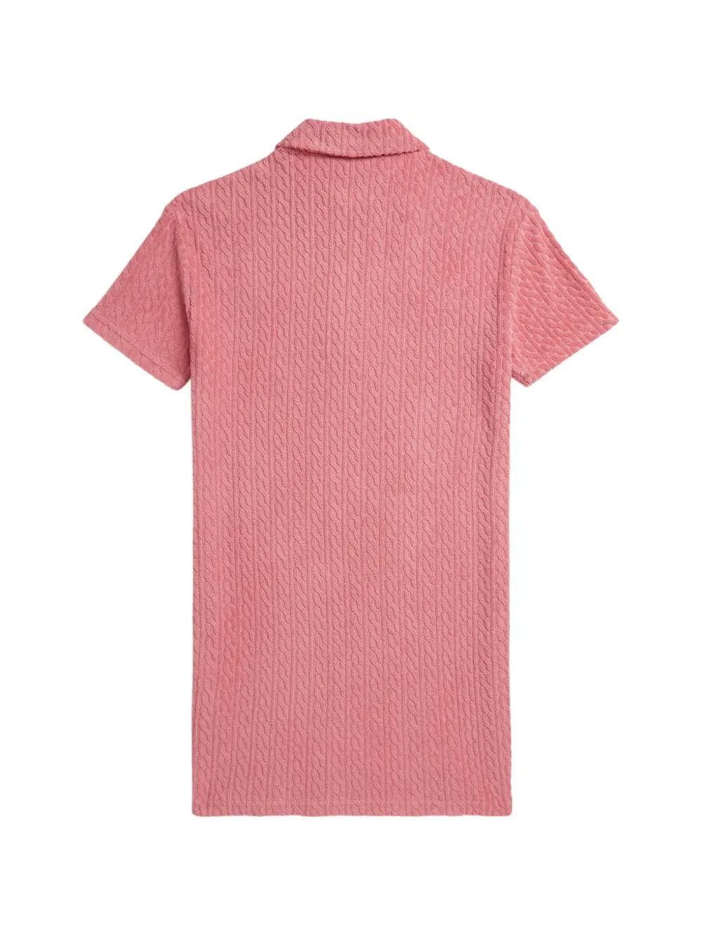 Поло с косами Polo Ralph Lauren Kids, розовый — фото 2