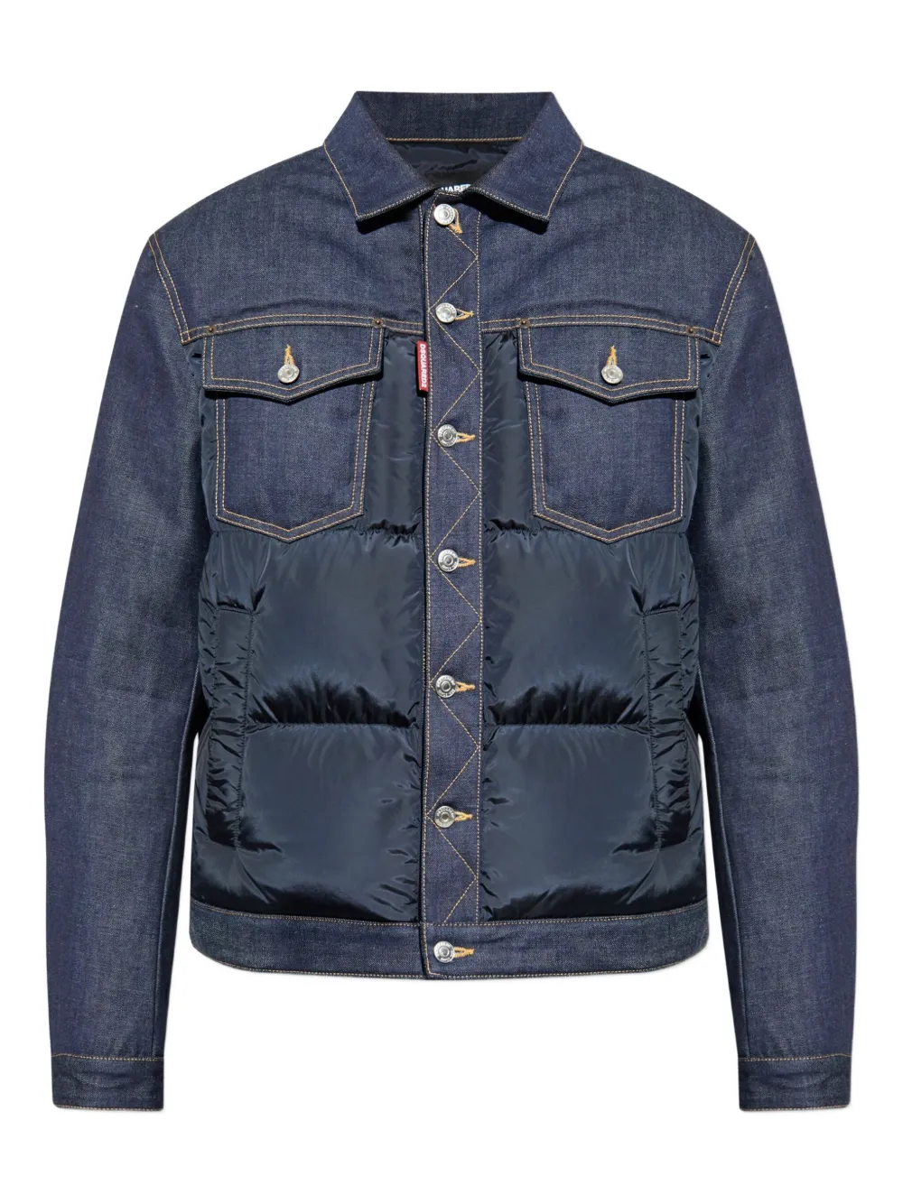 

Стеганая джинсовая куртка DSQUARED2, синий
