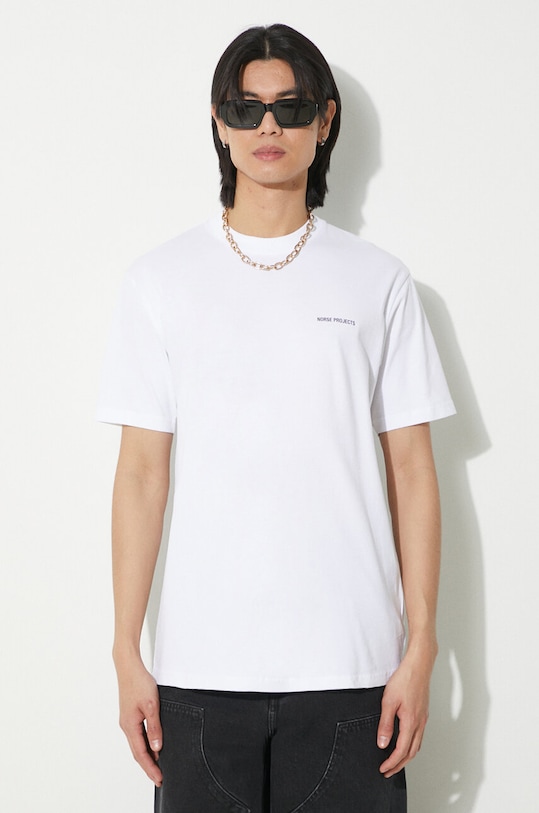 

Хлопковая футболка Johannes Norse Projects, белый