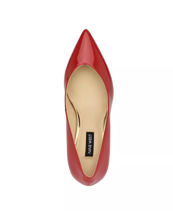 Женские туфли Ariella на каблуке-рюмочке Nine West, красный — фото 4