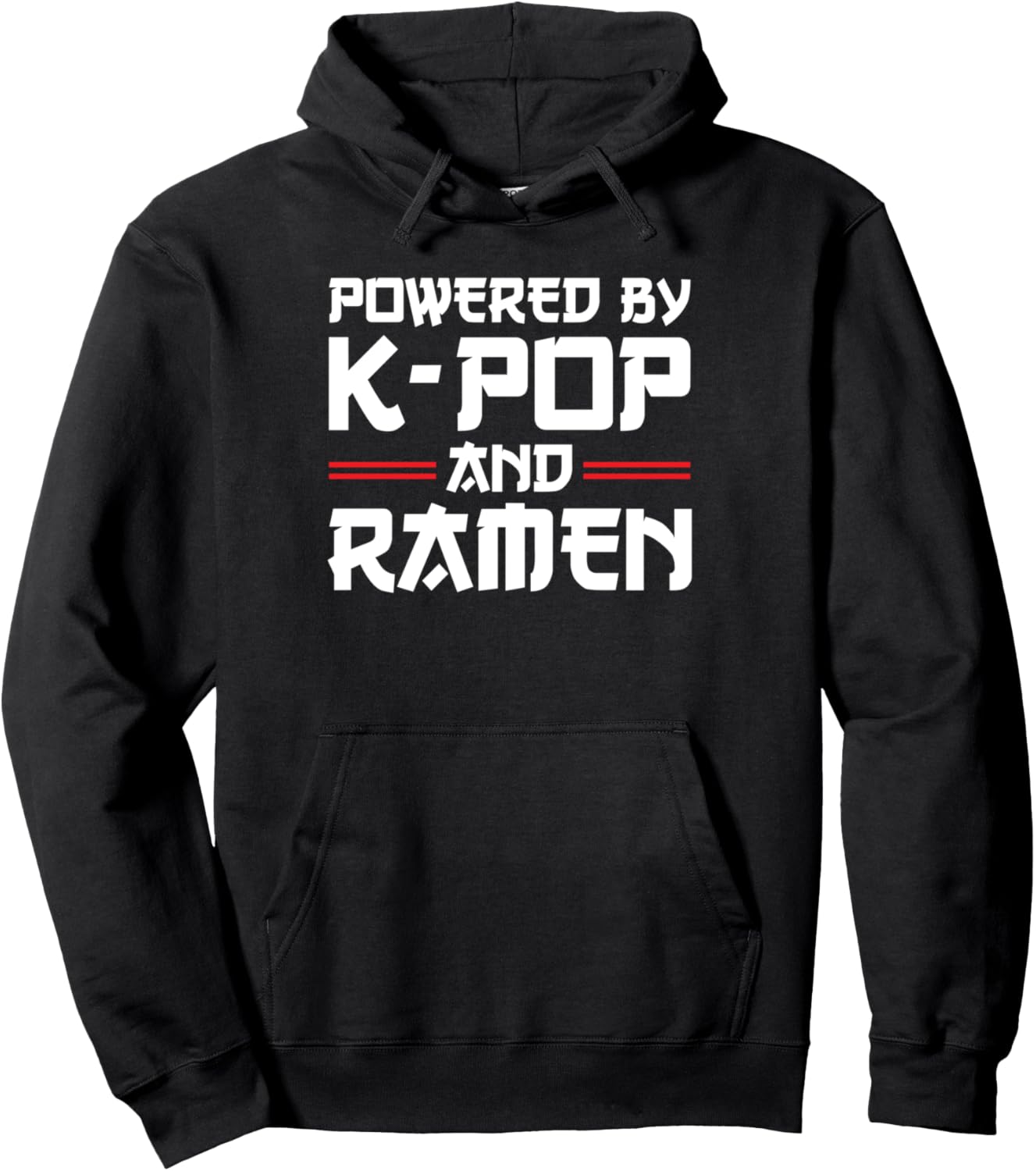 

Корейская толстовка с изображением K-pop и рамена South Korea Ramen Merch Gifts, черный