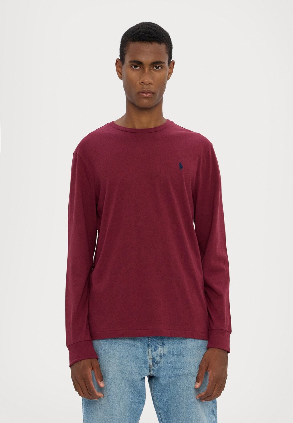 

Топ с длинными рукавами LONG SLEEVE Ralph Lauren, темно-красный
