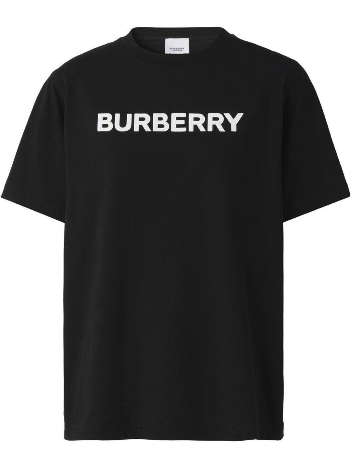 

Burberry футболка с логотипом, черный