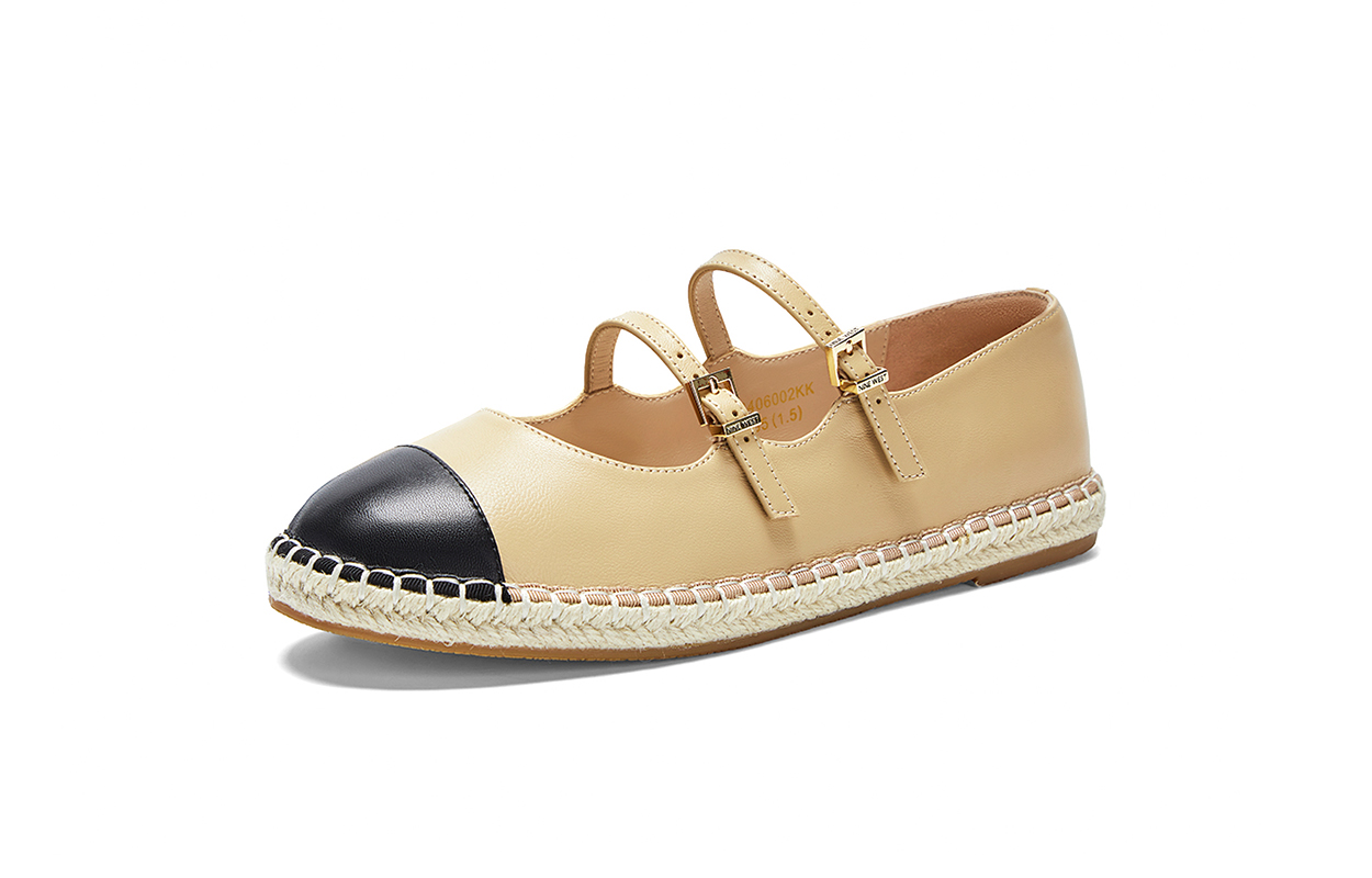 Повседневные туфли женские NINE WEST, абрикосово-черные — фото 2