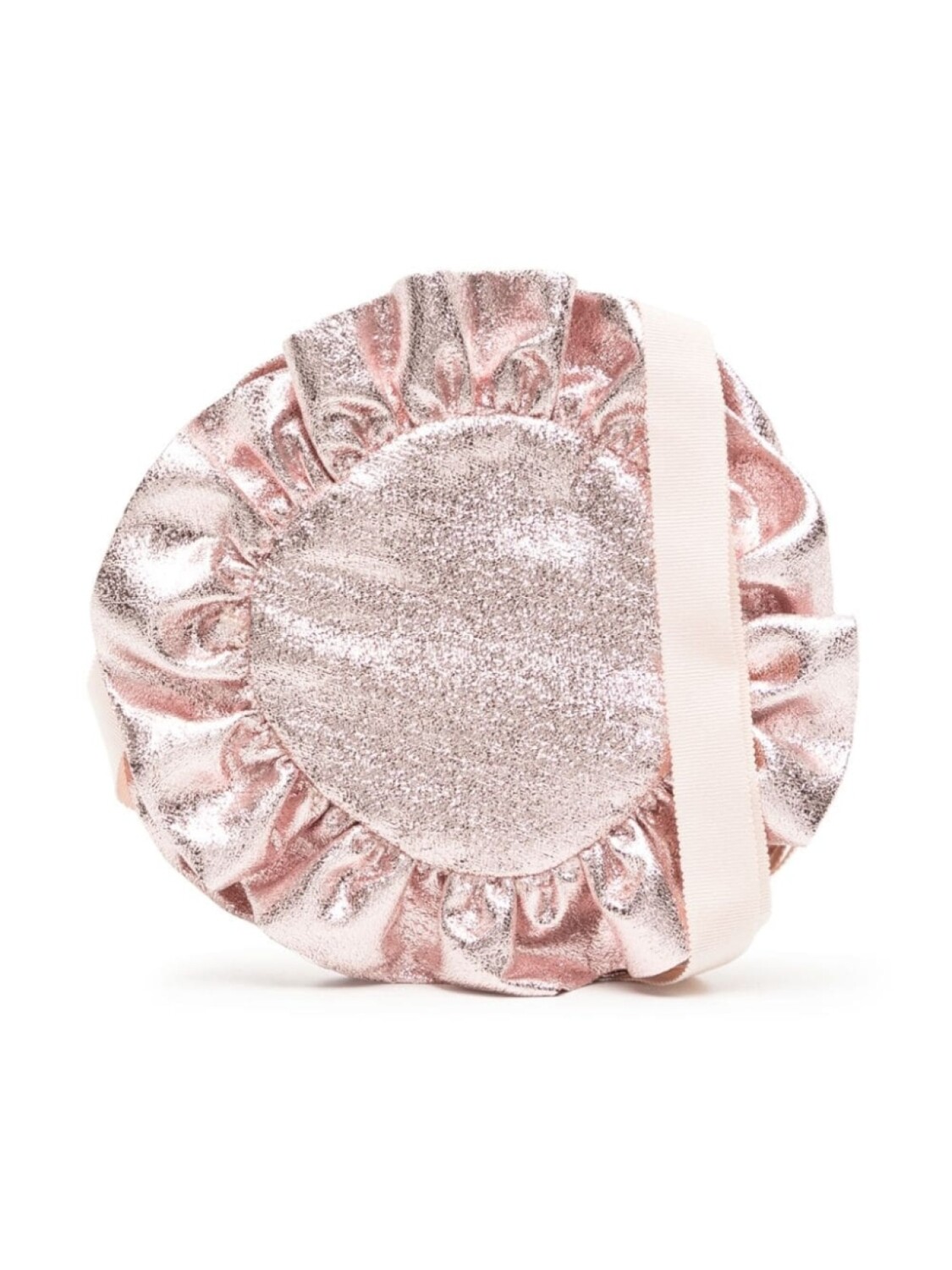 

Hucklebones London сумка Rosette с эффектом металлик, розовый