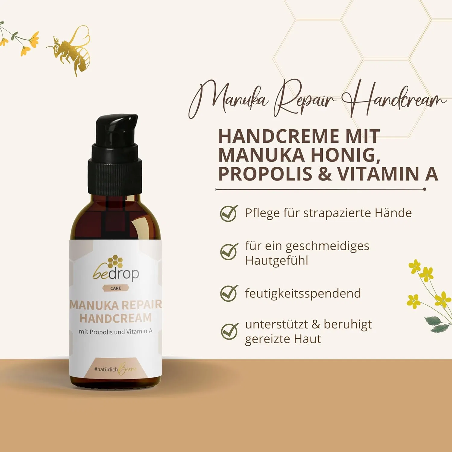 Набор увлажняющего крема для рук «Manuka Repair» от bedrop, 3 x 25 мл Bedrop — фото 2