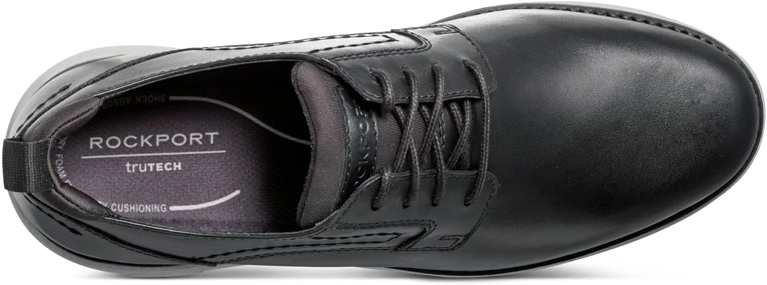 Туфли Rockport Men's Canton Oxford, Black Leather — фото 4