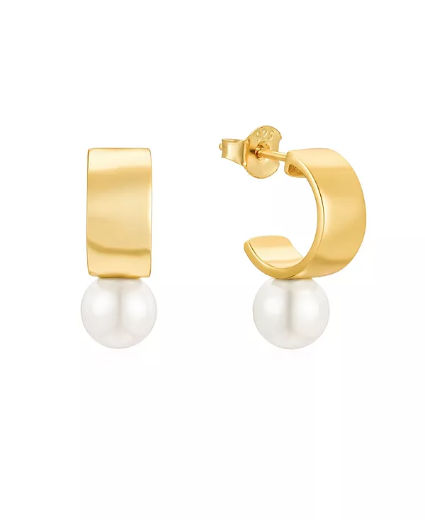 

Серьги-Кольца из жемчуга Leah Untamed Petals, gold