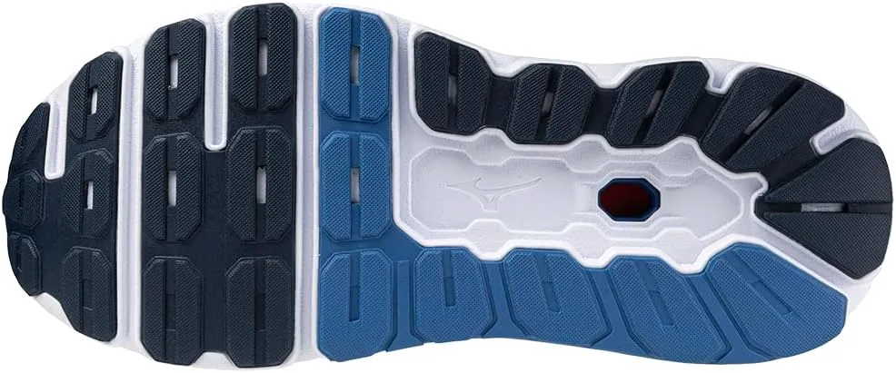 Мужские беговые кроссовки Mizuno Wave Horizon 3, синий/серебристый — фото 3