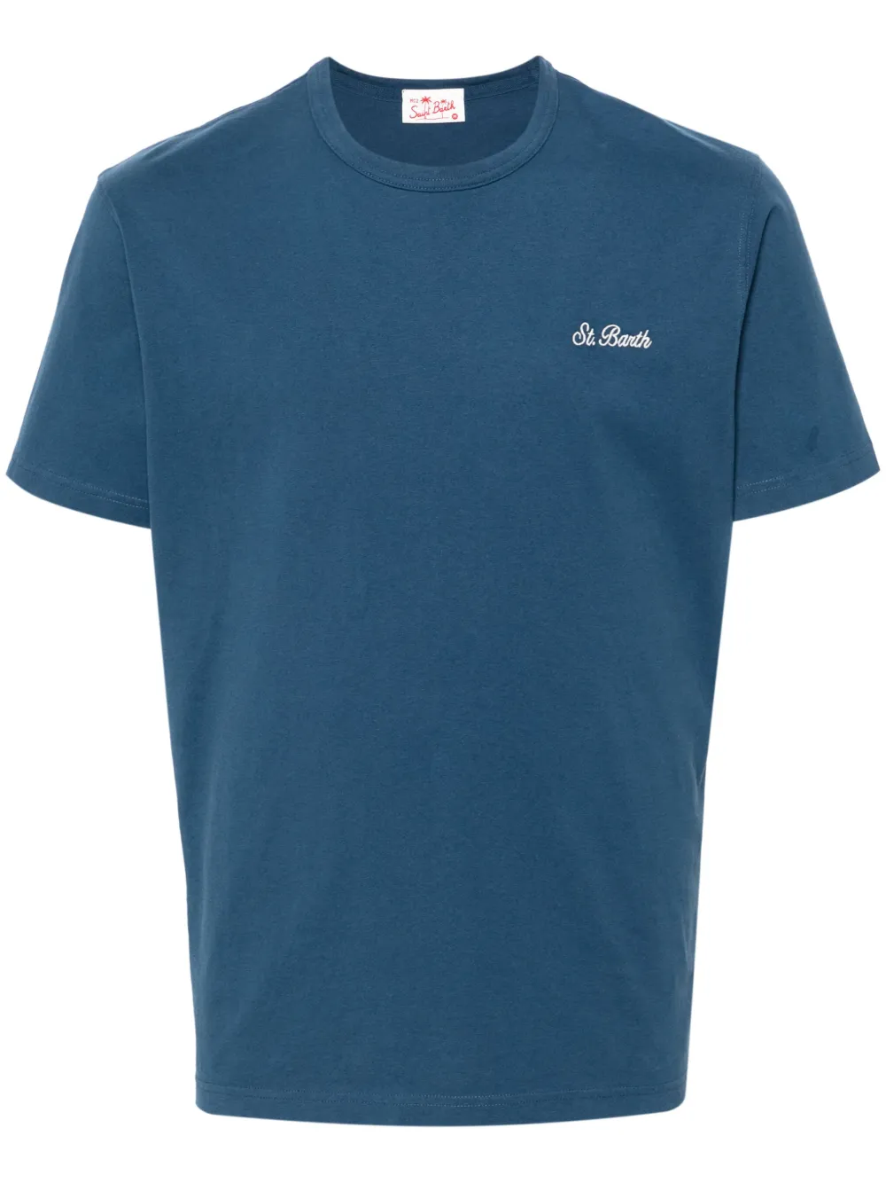 

Футболка с вышитым логотипом MC2 SAINT BARTH, синий