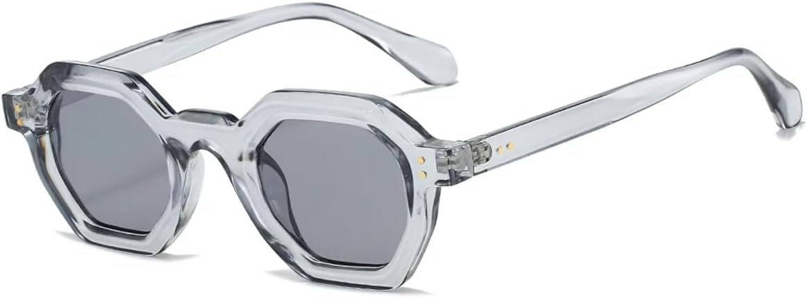 

Солнцезащитные очки с защитой UV400 | Маленькая оправа, леопардовый желтый цвет | для женщин и мужчин, для занятий спортом на открытом воздухе и путешествий DSVIGF, Grey