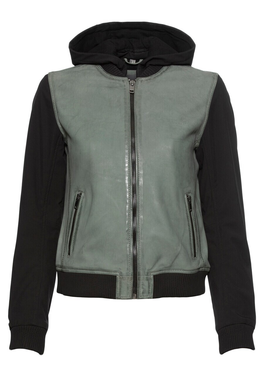 

Кожаная куртка Gipsy by Mauritius Between-Season Jacket, цвет green/black