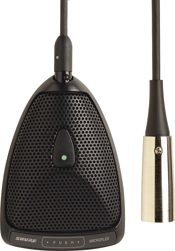 

Микрофон поверхностный Shure MX393/C Microflex Cardioid Boundary Mic with 12' 3-Pin XLR Cable