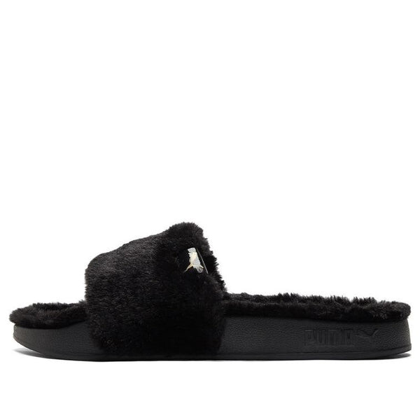 Тапочки leadcat 2.0 ylm 'black gold' Puma, черный