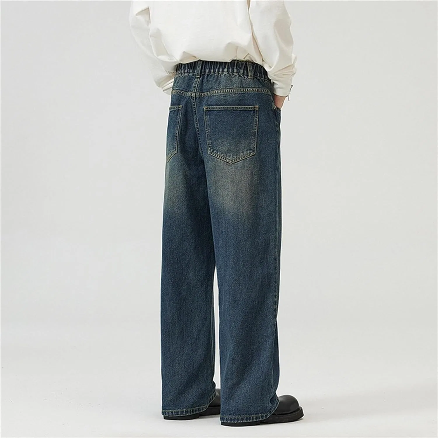 Джинсы свободные Classic Baggy, синий 7 — фото 3