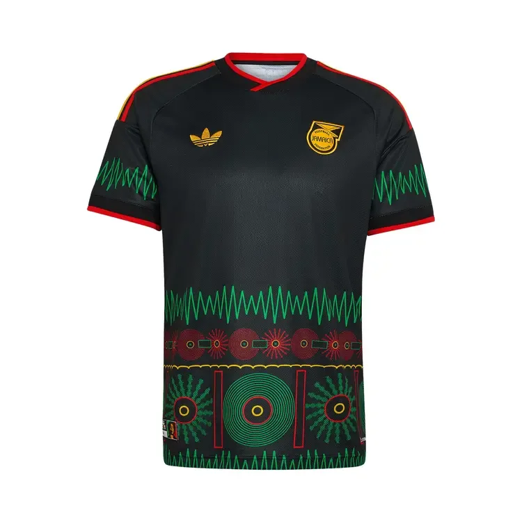 Гостевая футболка Adidas x Jamaica 26 x Bob Marley, цвет «черный»