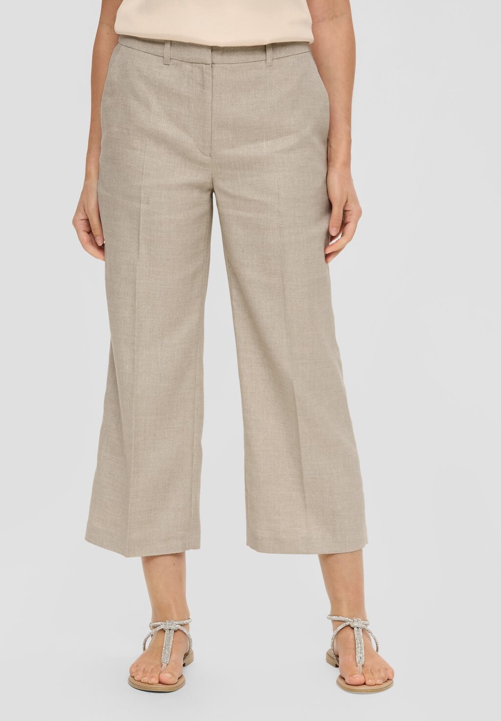 

Брюки CULOTTE s.Oliver BLACK LABEL, бежевый