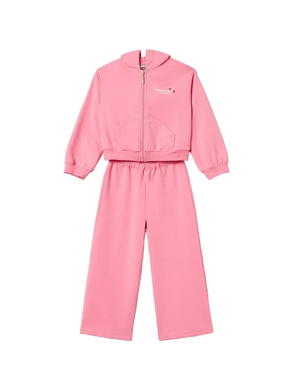 Спортивный костюм с капюшоном Twinset Kids, розовый
