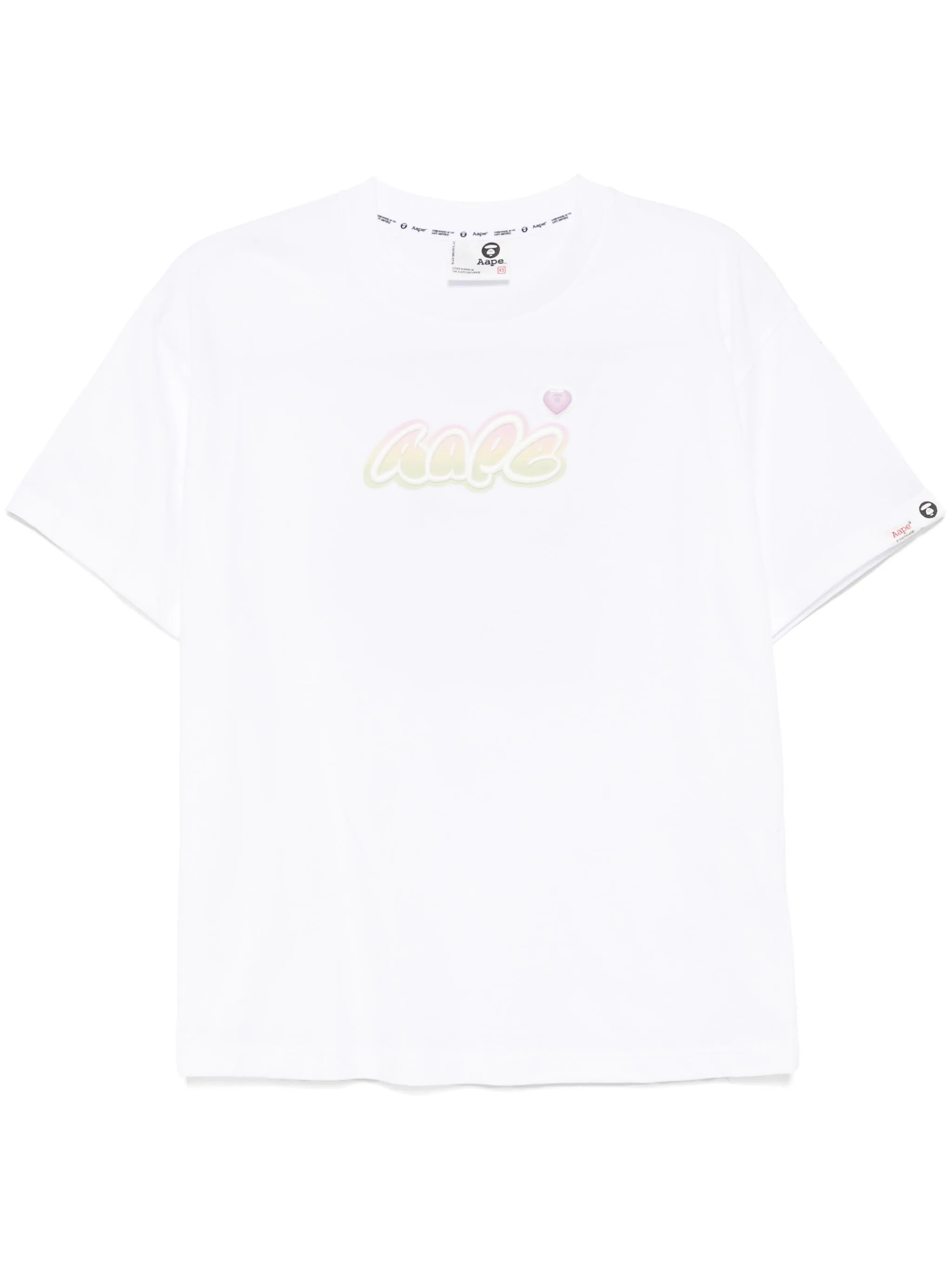 

Футболка с логотипом Aape By A Bathing Ape, белый