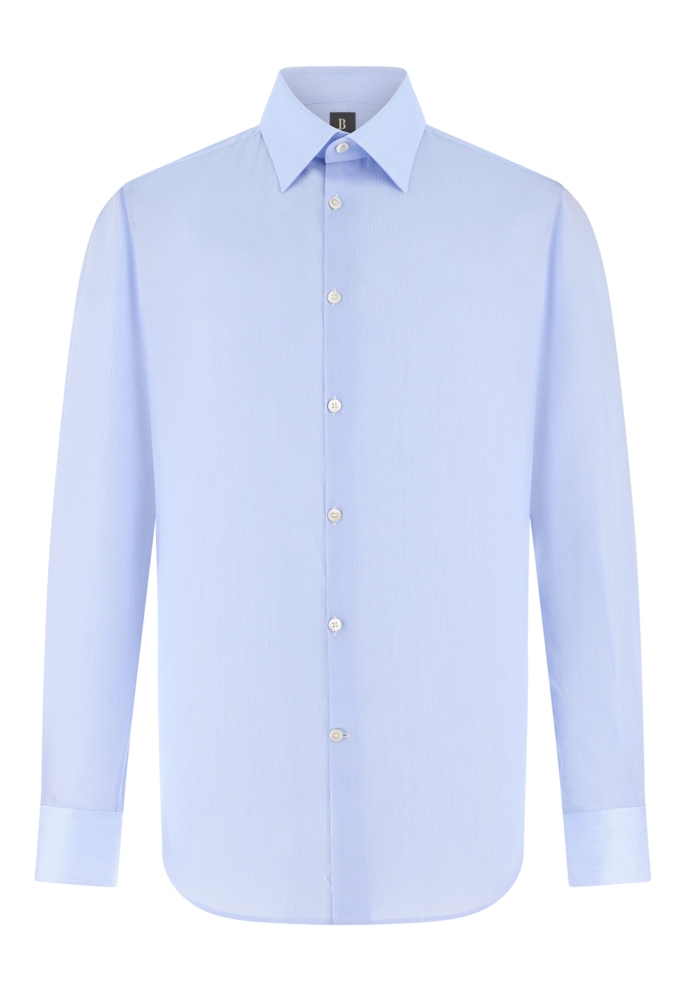 

Boggi Milano Деловая рубашка приталенного кроя Slim fit в светло-голубом цвете