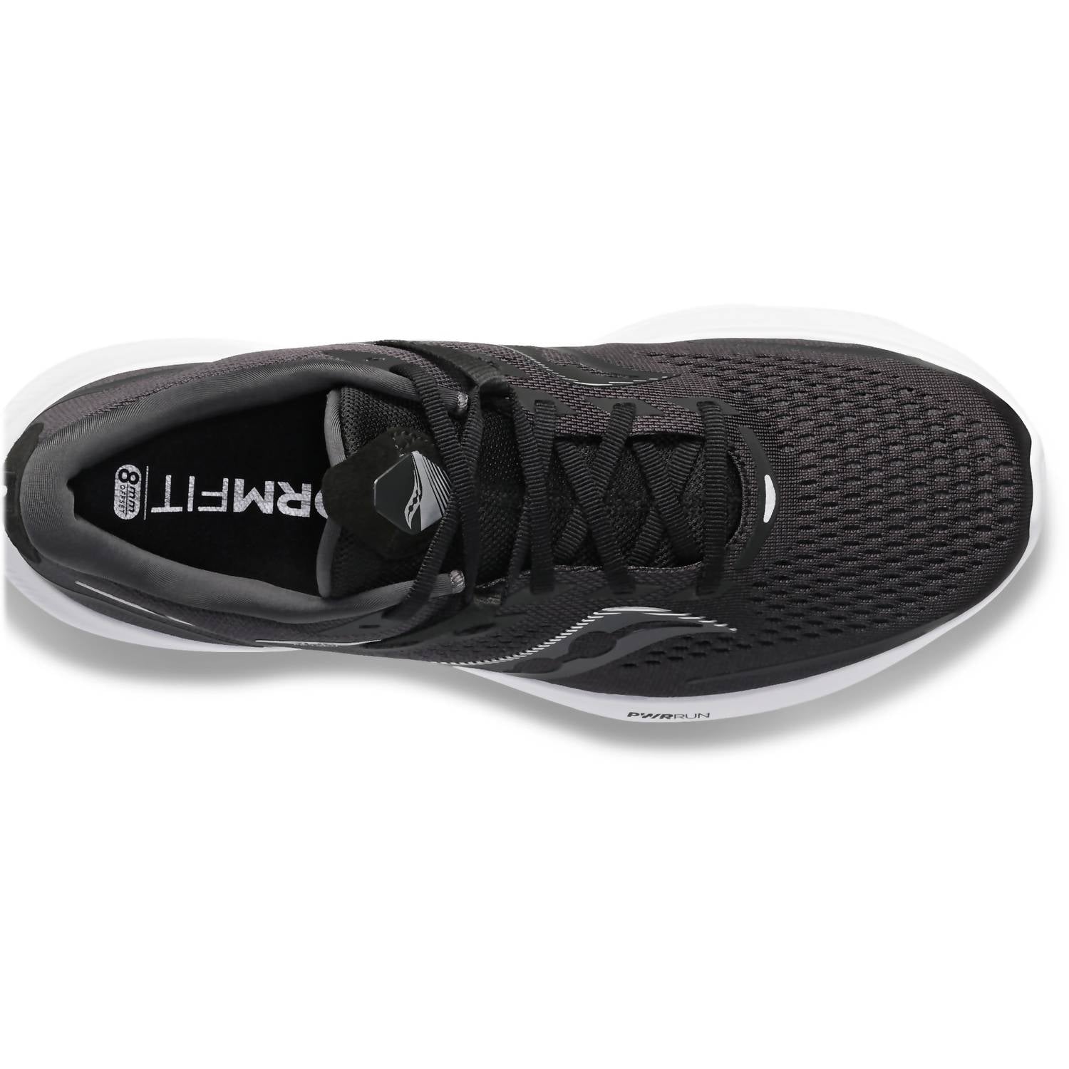 Женские кроссовки Ride 15 черного/белого цвета SAUCONY — фото 3