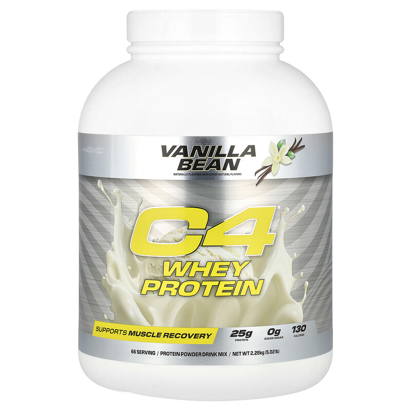 

C4 / Cellucor, Сывороточный протеин C4, ваниль, 2,28 кг (5,02 фунта)