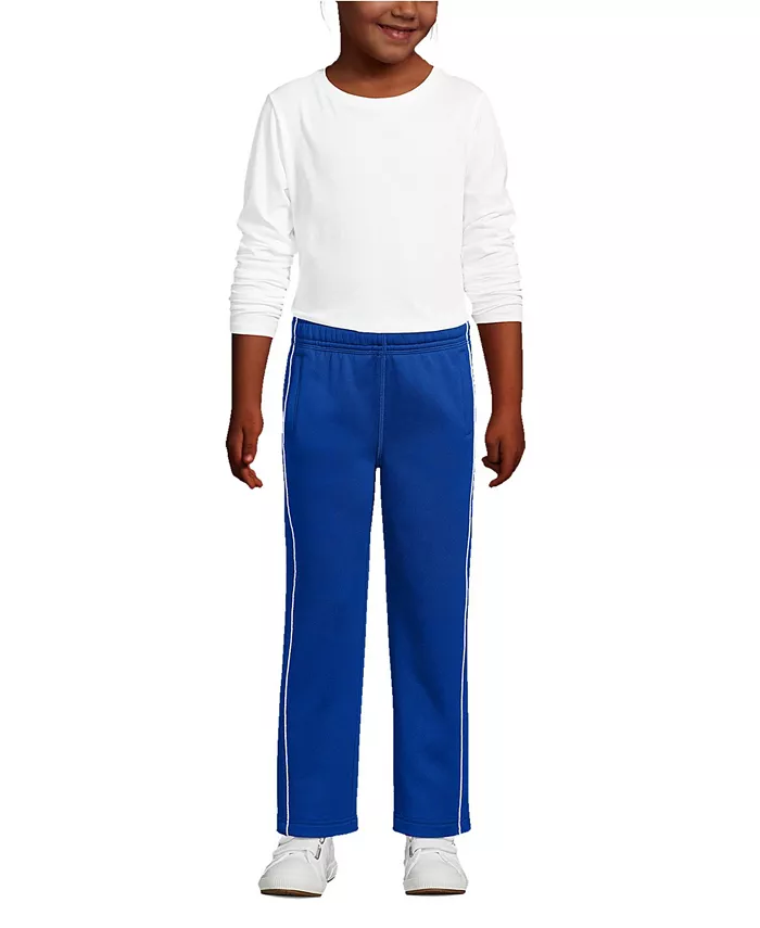 

Детские брюки для школьной формы Kids Active Track Pants Lands' End, синий