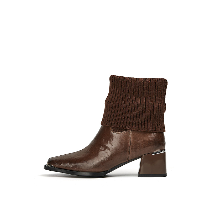 ST&SAT Коричневые женские ботильоны, цвет Brown