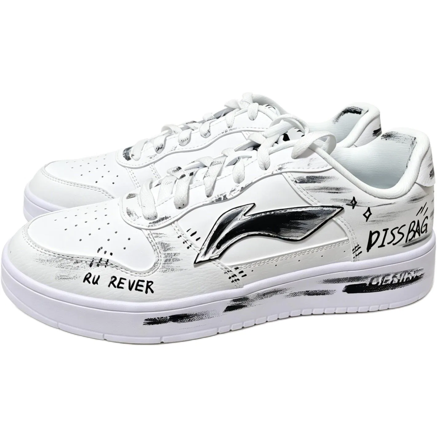 Кроссовки скейтбордические белые Li-Ning Floating Boat — фото 4