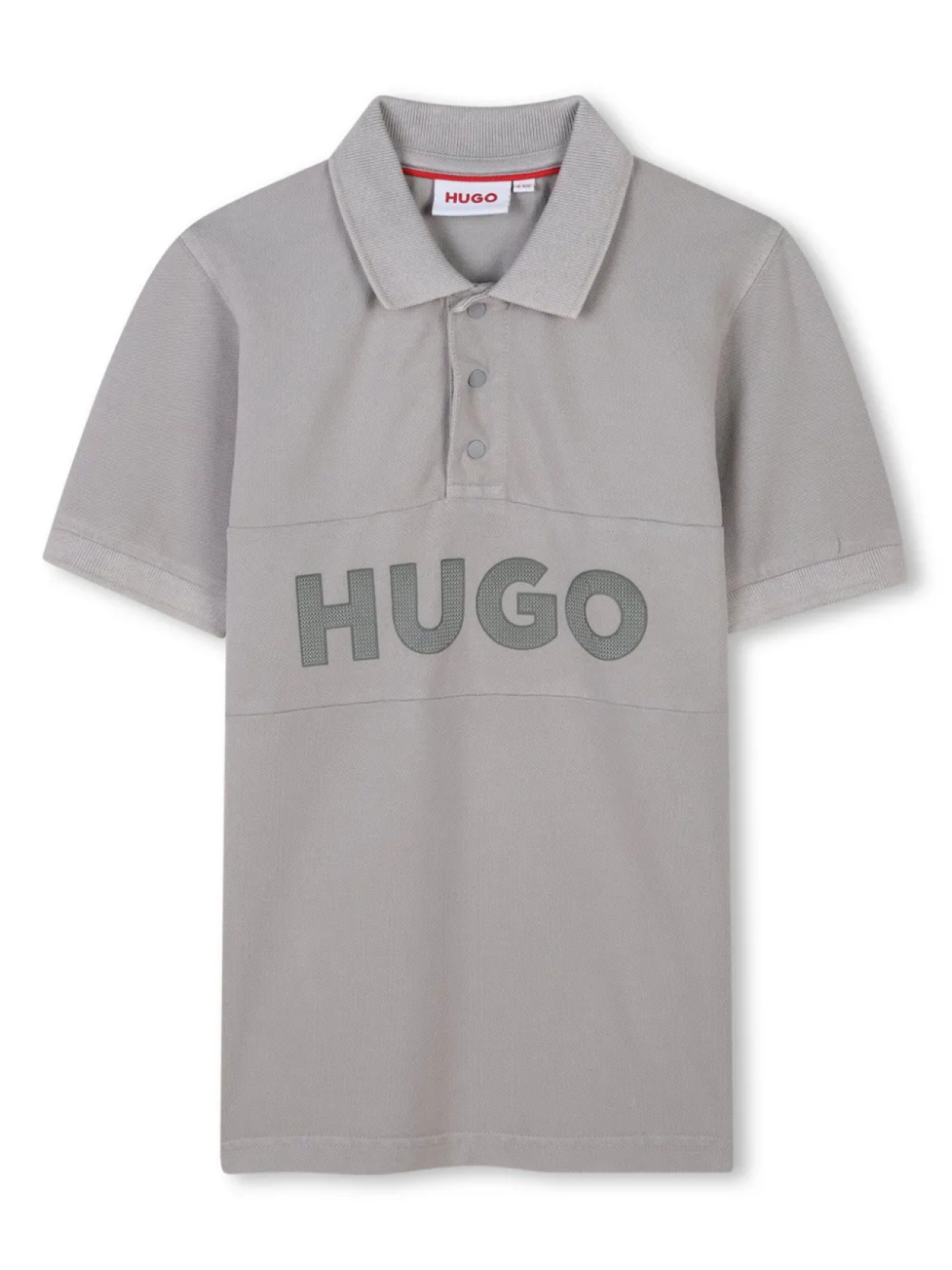 

HUGO KIDS рубашка поло с логотипом, серый