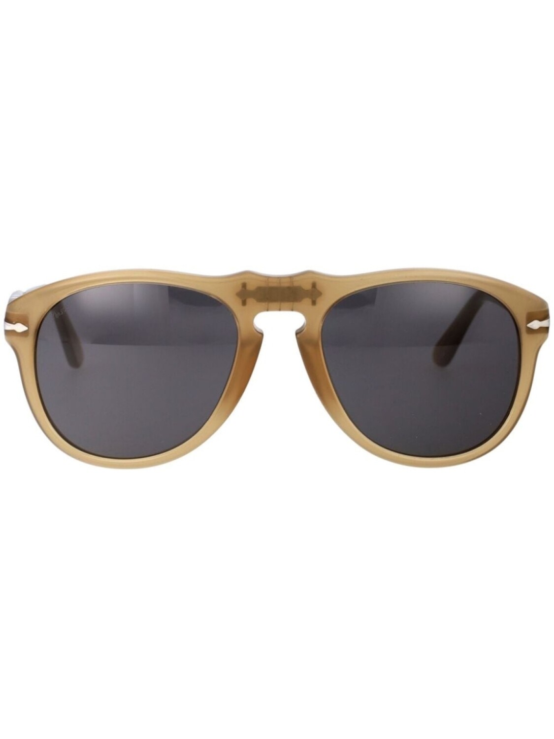 

Persol солнцезащитные очки с логотипом, коричневый