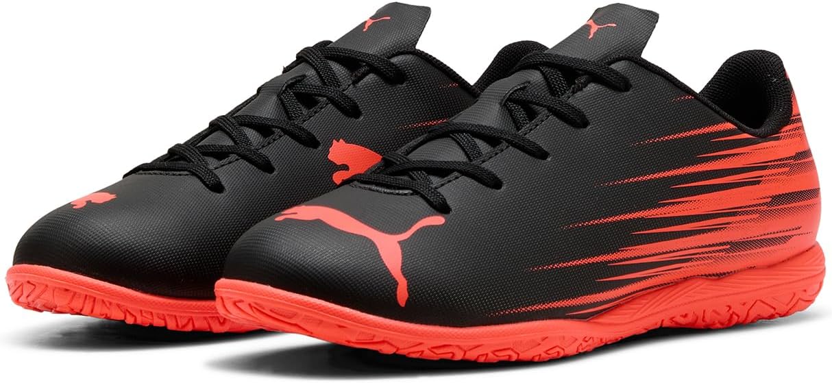 Мужские кроссовки PUMA Attacanto II, черный/красный/ярко-красный — фото 2