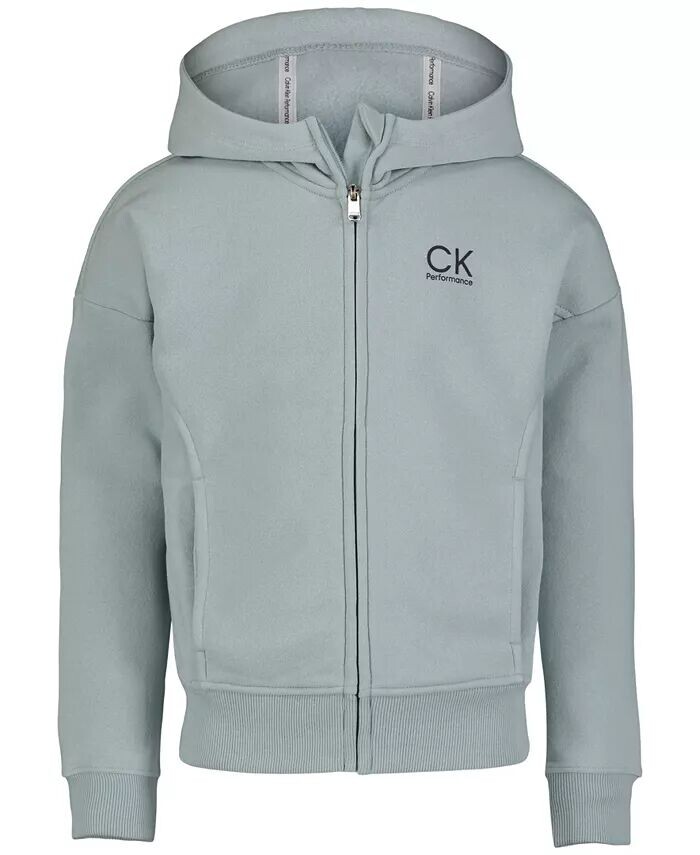 

Толстовка на молнии для больших девочек Calvin Klein, синий