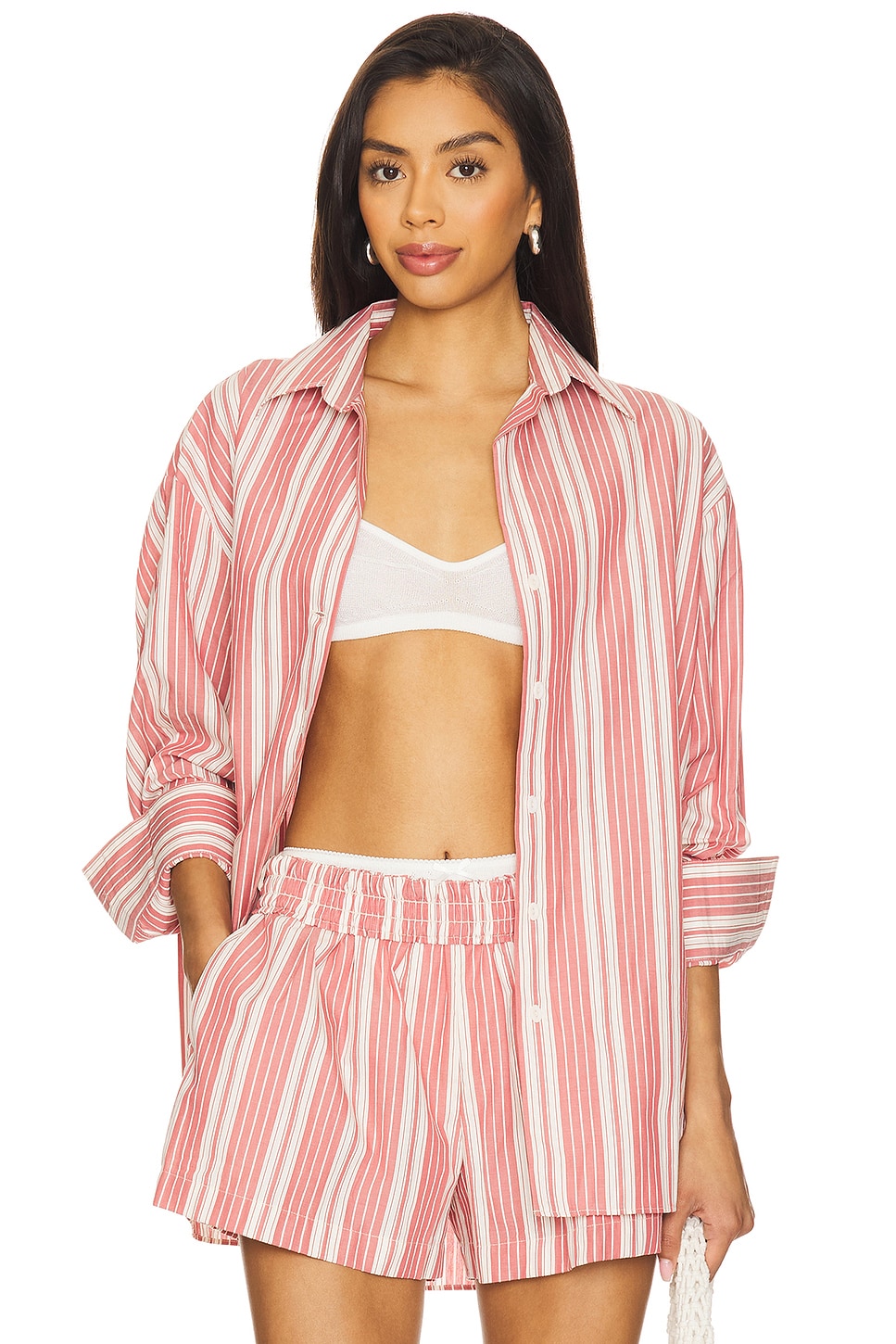 

Рубашка Capri Faithfull The Brand, cherry stripe