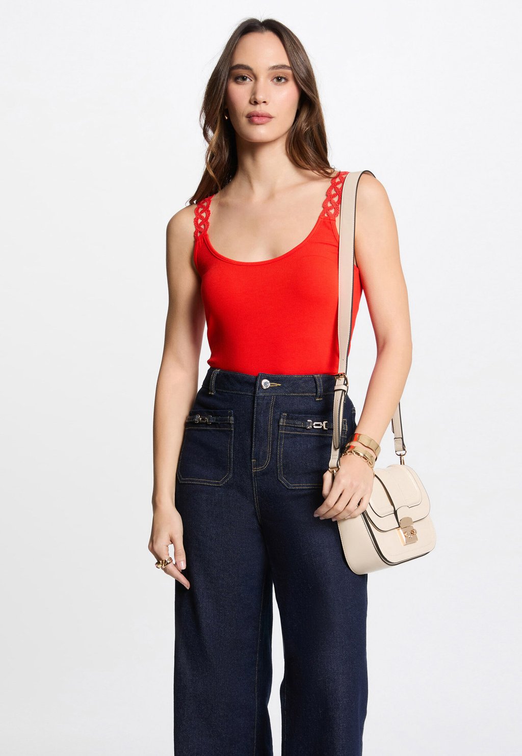 

Топ SLEEVELESS Morgan, оранжевый