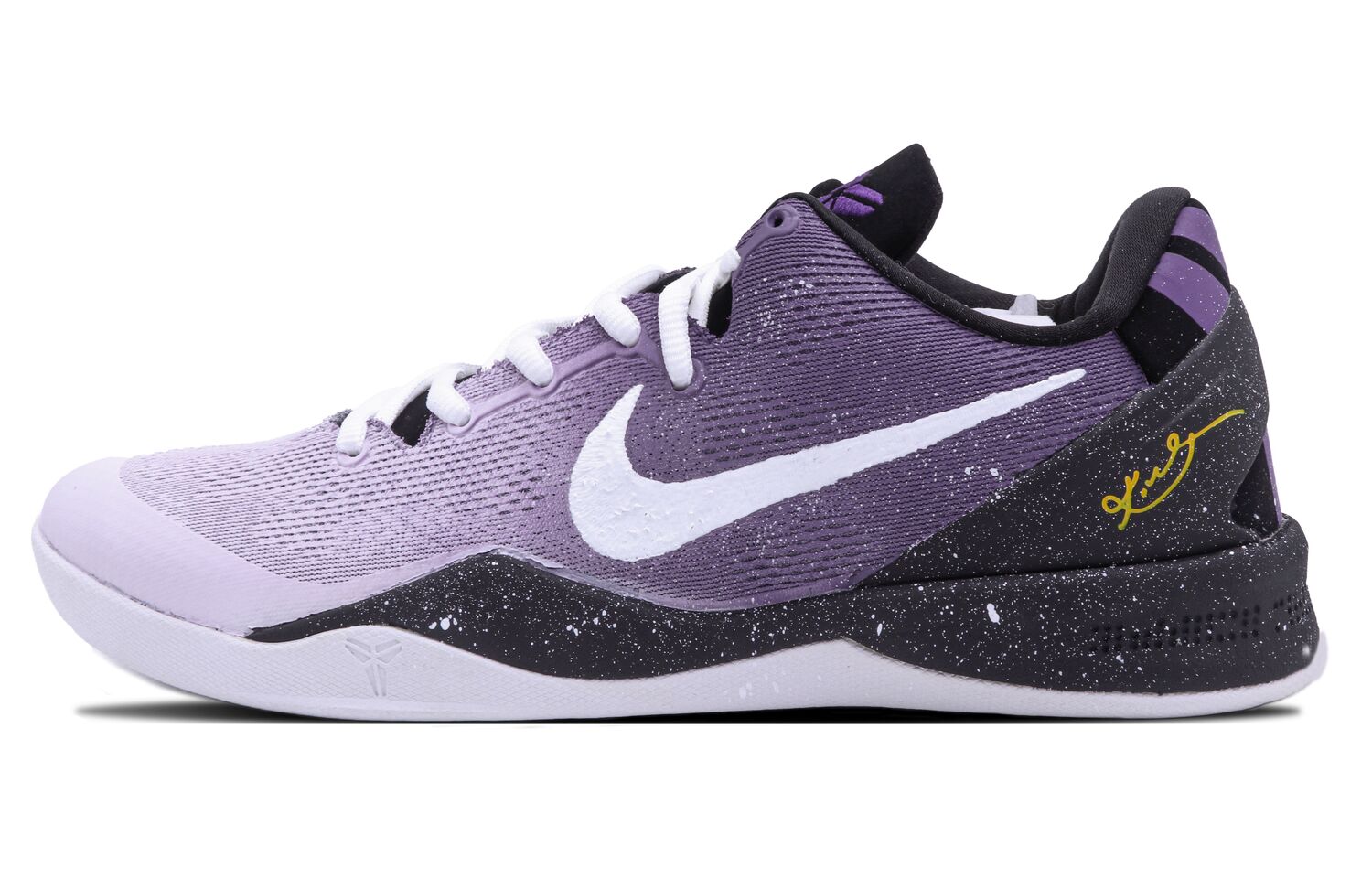 

Nike Коби 8 амортизирующие дышащие нескользящие низкие баскетбольные кроссовки унисекс фиолетовые темно-лиловые, цвет Dark Violet
