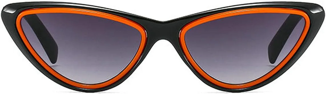 

Солнцезащитные очки COTIA в форме маленького кошачьего глаза, треугольные, в стиле ретро, ​​модные, для женщин и мужчин, с индивидуальным дизайном, Black Grey