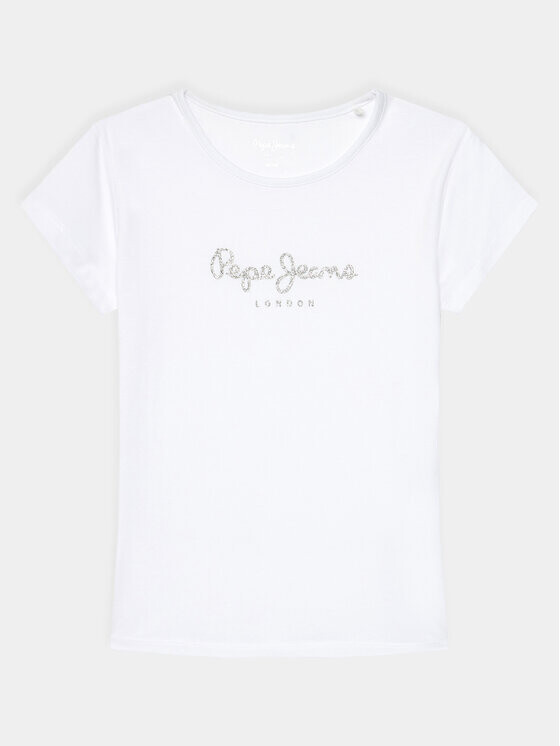 

Футболка узкого кроя Pepe Jeans, белый