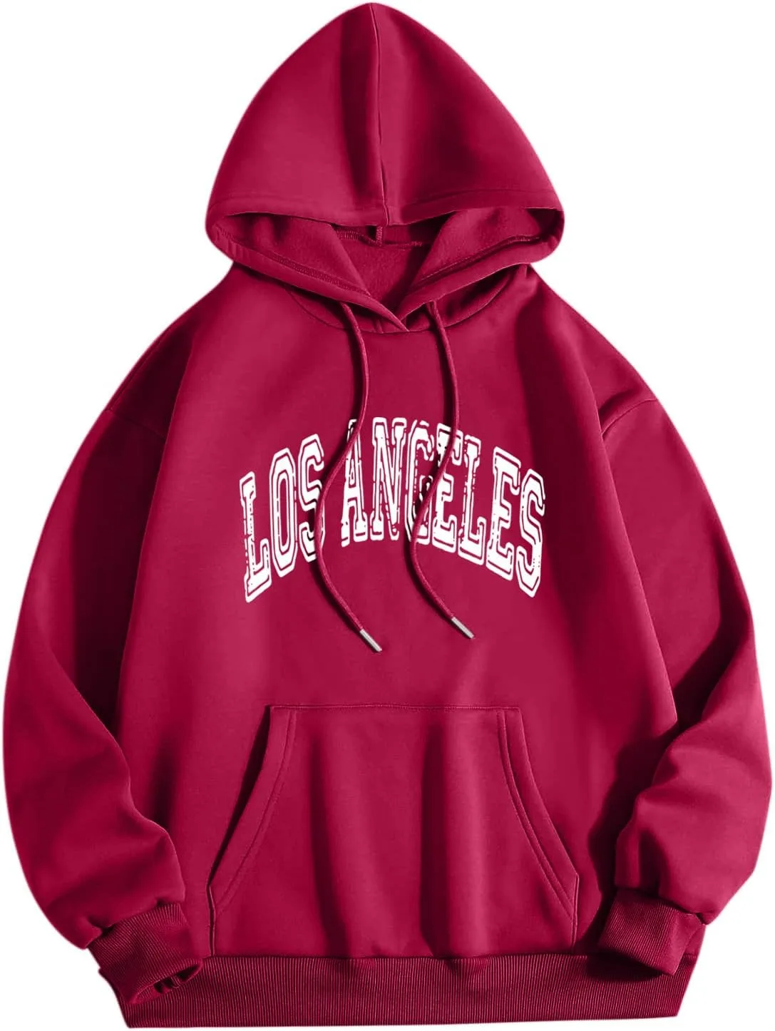 

Толстовка с капюшоном Los Angeles California Anime Solid Preppy
