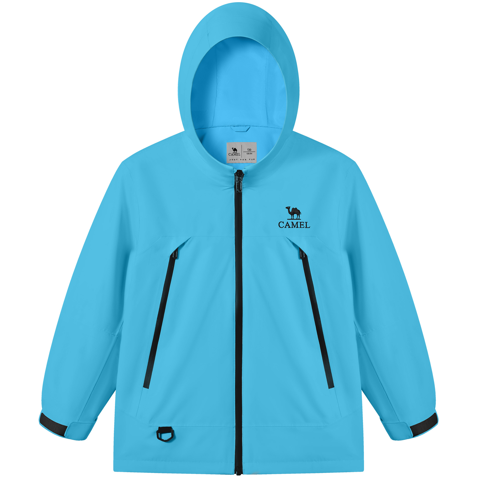 

Детская ветровка с капюшоном Moderate CAMEL, backсветло-синий