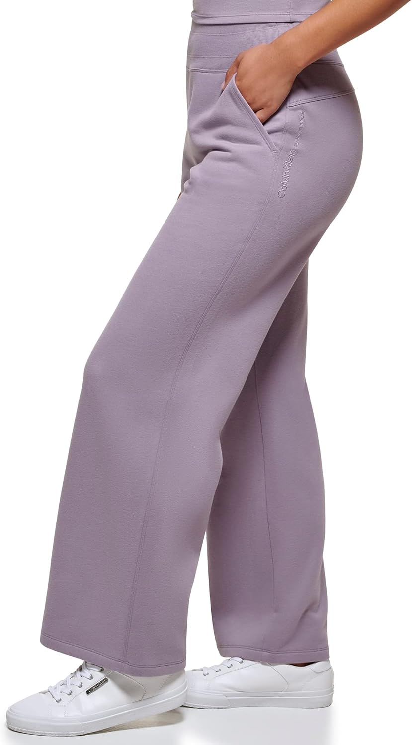 Женский базовый укороченный топ-борцовка Calvin Klein, Smokey Lilac — фото 2