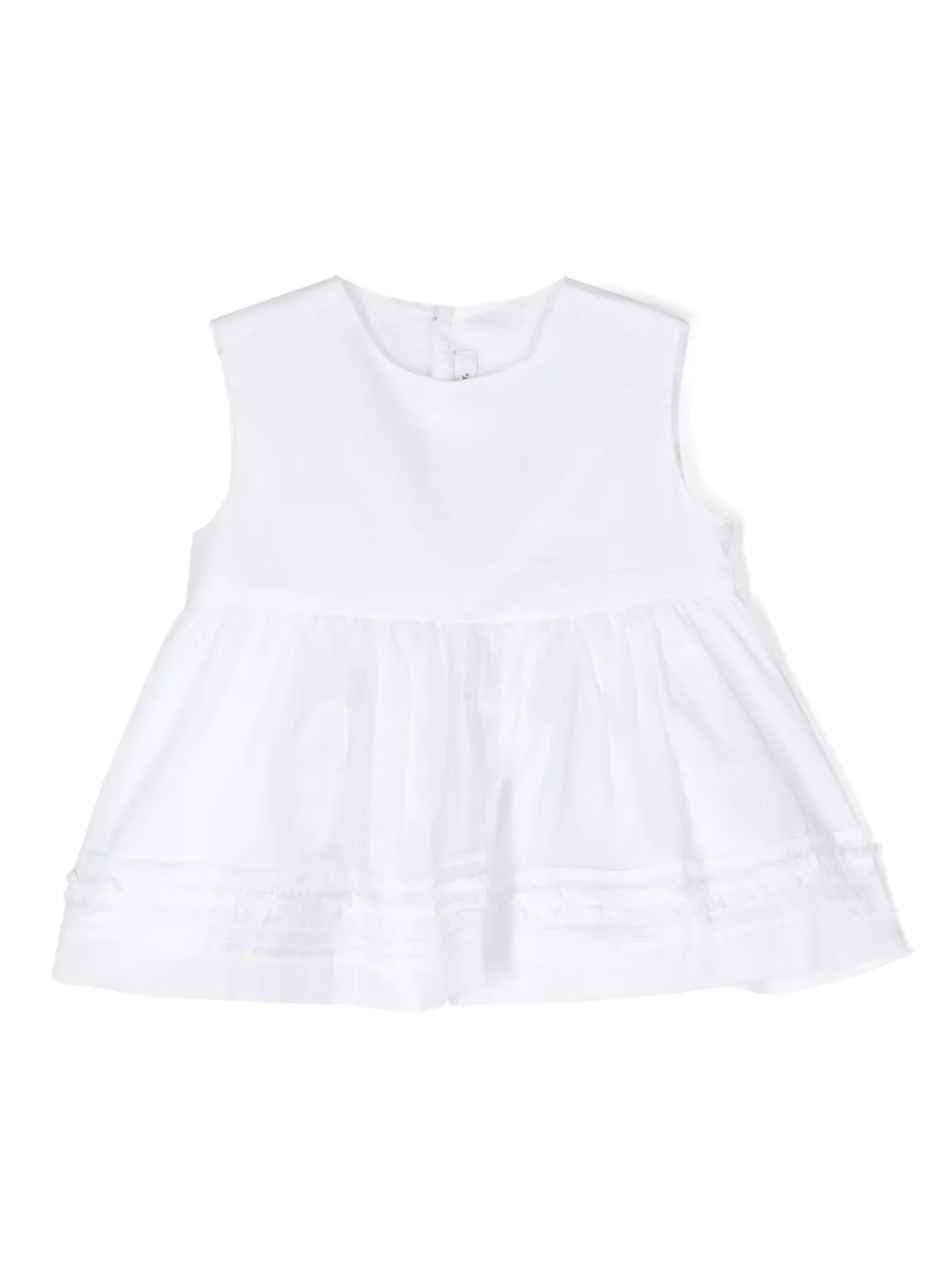 

Платье миди с вышитым логотипом Il Gufo, белый