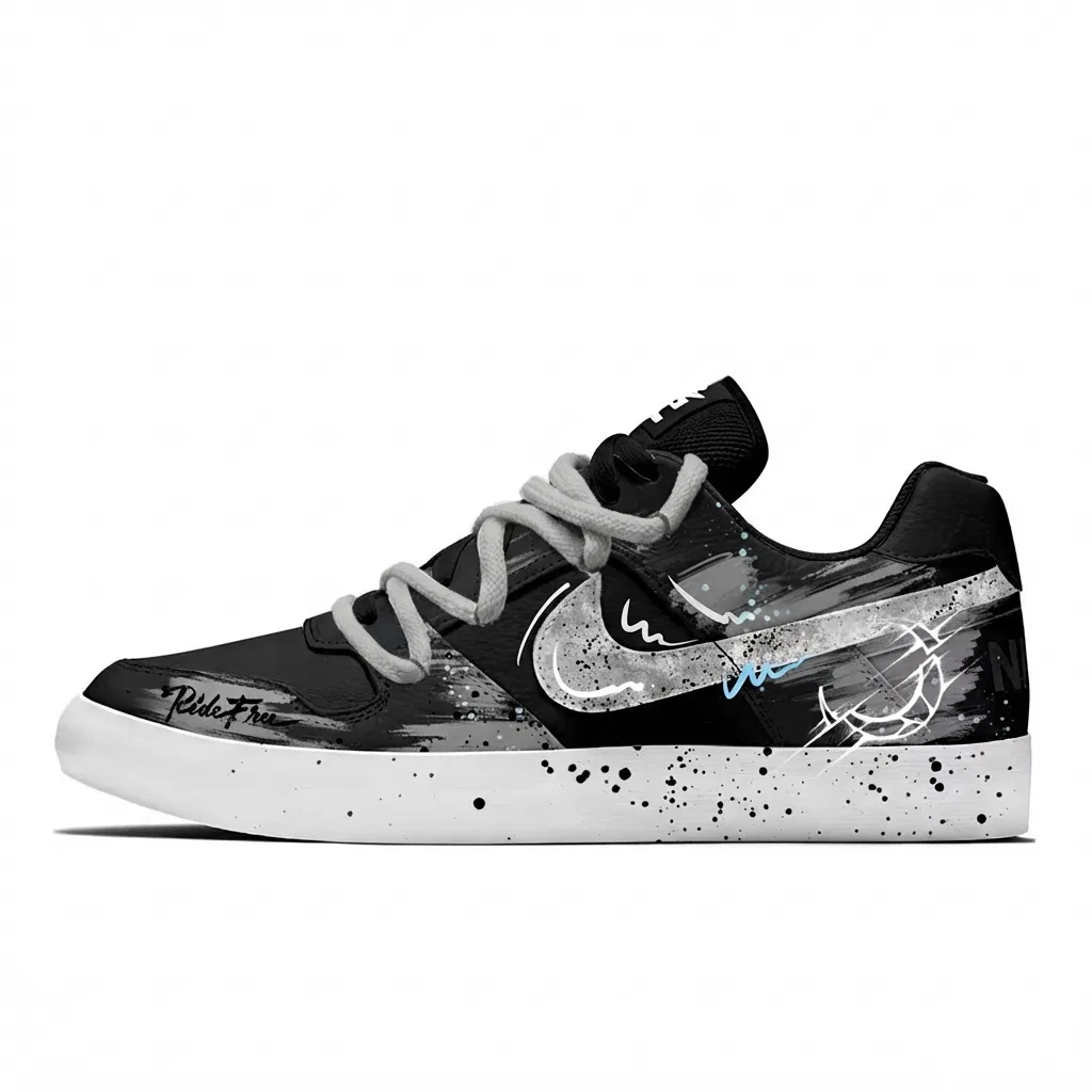 Кроссовки для скейтбординга Nike SB Delta Shadow Moon светло-серые