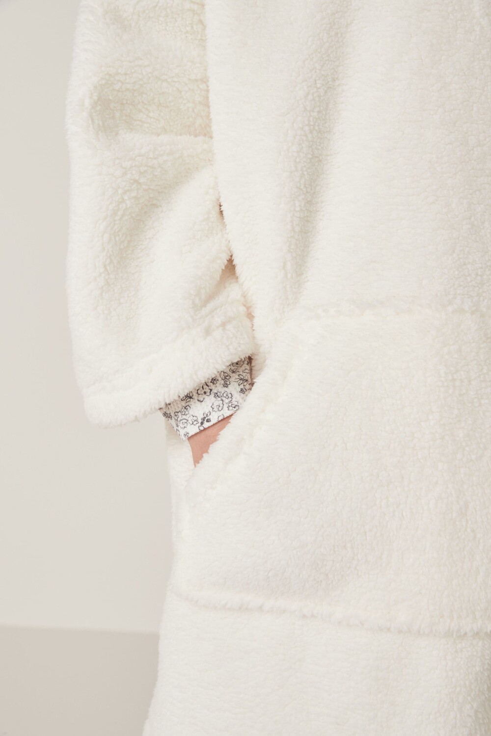 Фирменная обнимашка толстовка с капюшоном The White Company, белый — фото 4