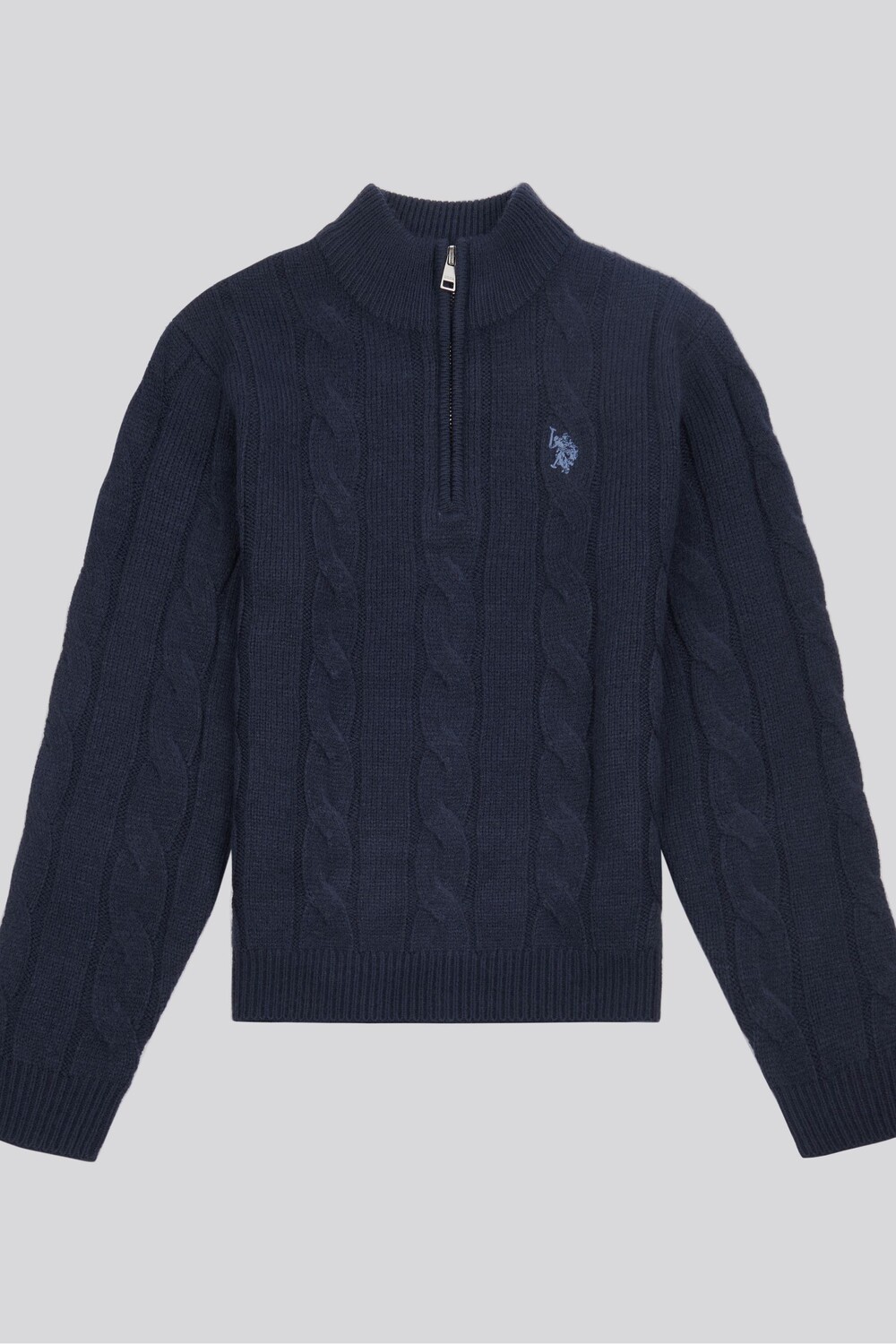 

Мальчики джемпер с воронкообразным вырезом U.S. Polo Assn, синий