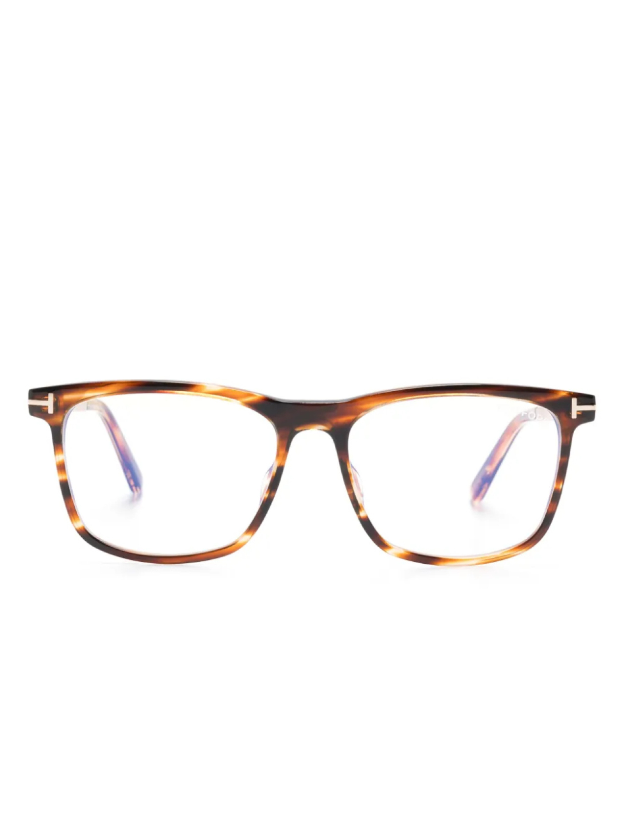 

TOM FORD Eyewear очки в прямоугольной оправе, коричневый