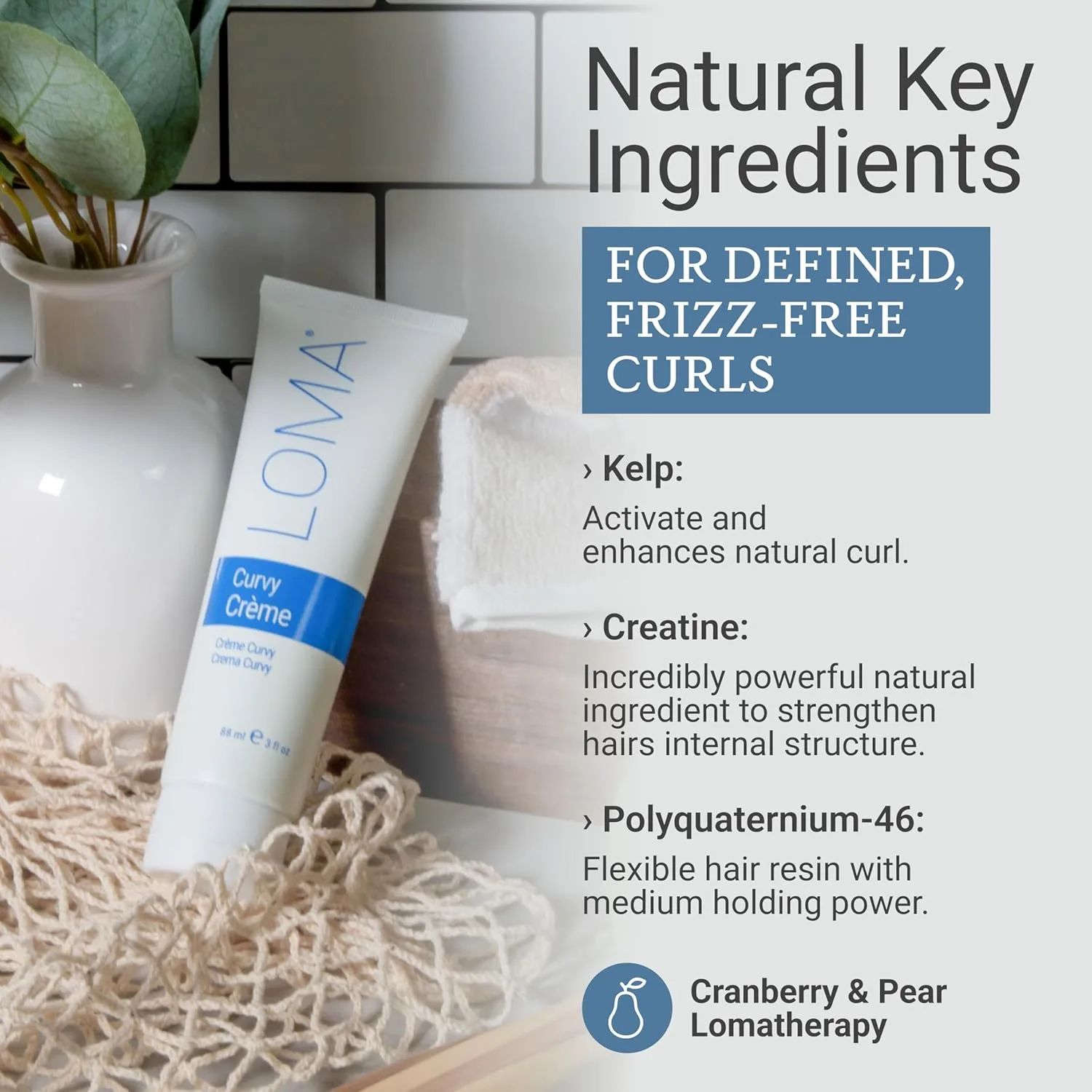 Крем для ухода за волосами Loma Hair Care Curvy Crème 479.12 г (2 шт.) — фото 2