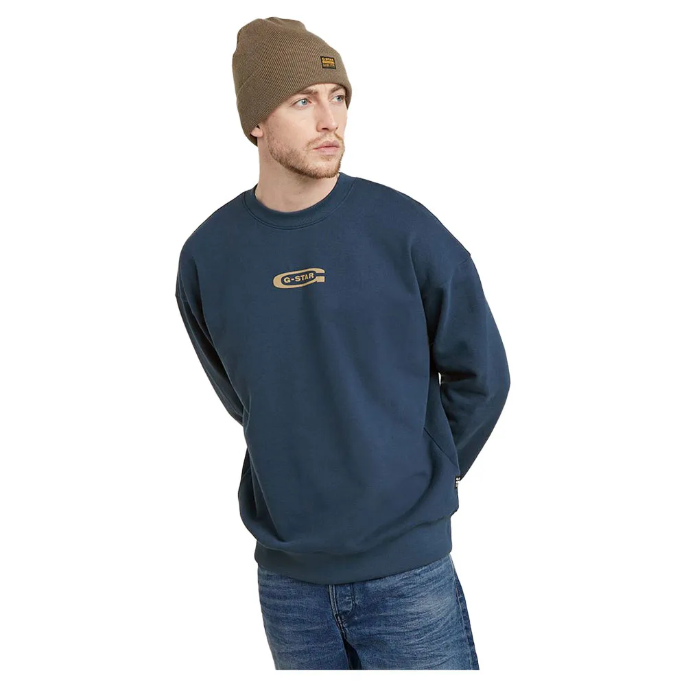 

Толстовка G-Star Photo Back Print Loose, синий