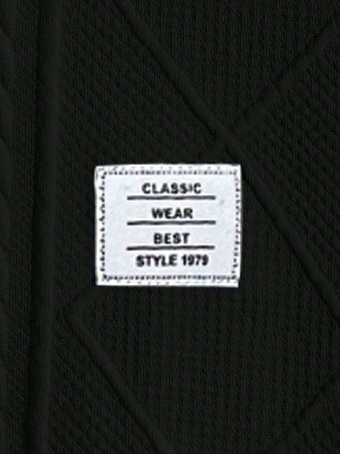 

Мужская футболка Homme с нашивкой в ​​виде буквы Manfinity, черный